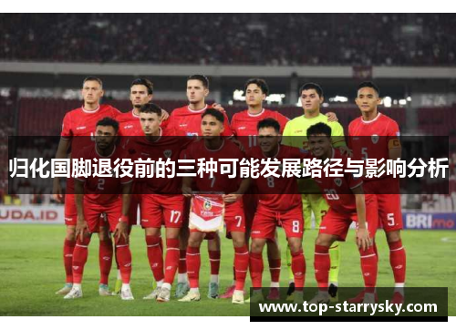 归化国脚退役前的三种可能发展路径与影响分析